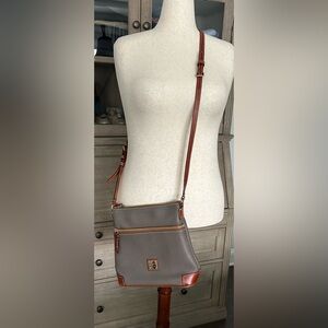 Dooney & Bourke Pebbled Crossbody Bag in Elephant